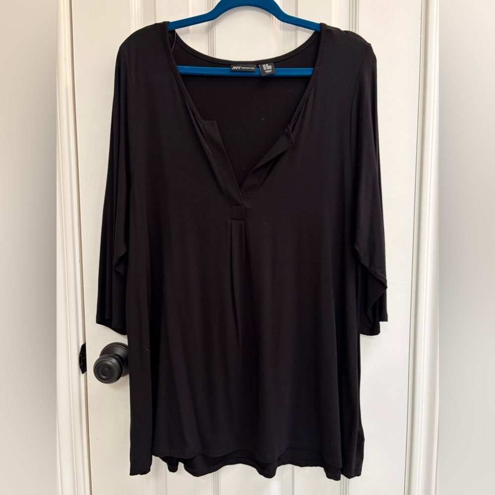 Jones New York Black Women's Tunic Top Size 2x